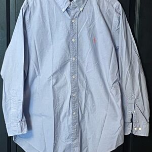 Ralph Lauren Light Blue Casual Button-Down Shirt